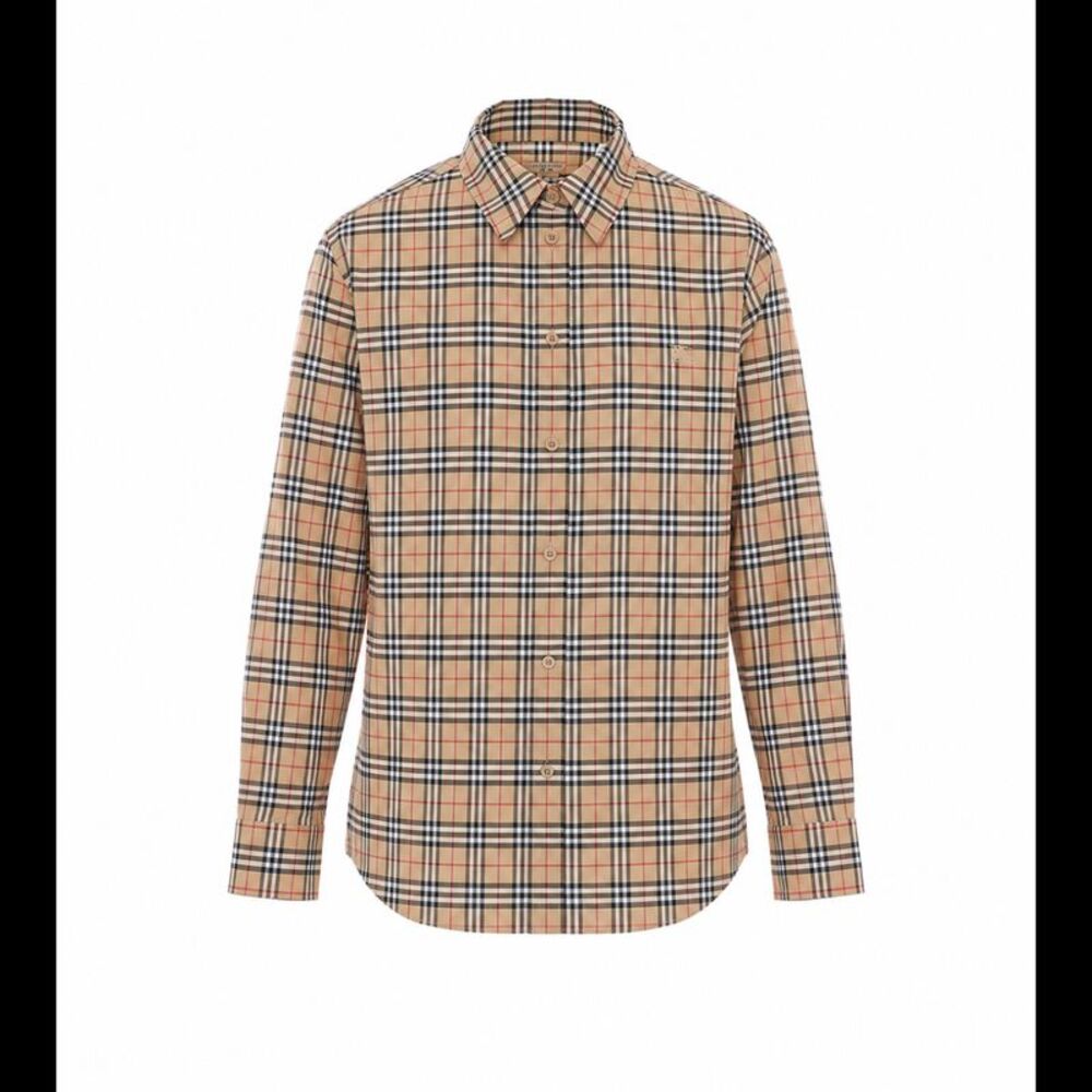 Burberry Women Check Shirt With Classic Fit